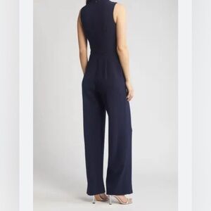 John Anthony navy blue sleeveless jumpsuit size 8